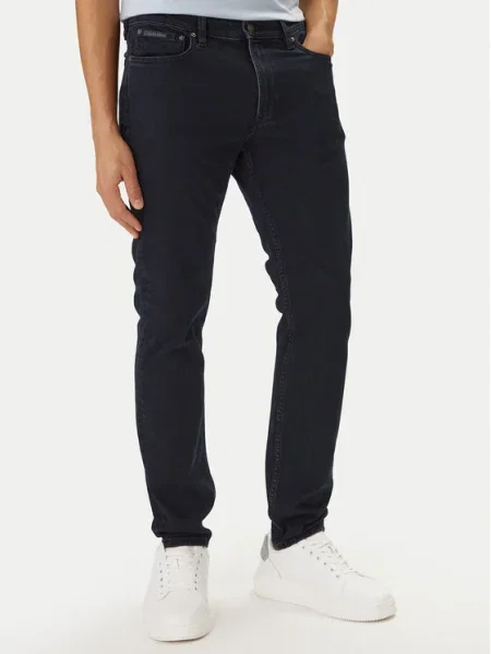 Calvin Klein Blugi Slim Taper Fit negru