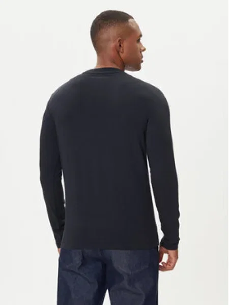 Hosszú ujjú póló Karl Lagerfeld sötétkék