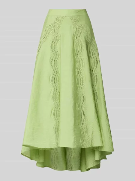 Spódnica midi o kroju regular fit z perforowaniem model Cole' Copenhagen Muse