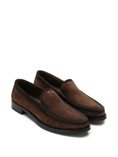 Pantofi loafer Prada maro