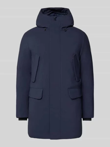 Parka o kroju regular fit z kapturem model ‘WILSON’ Save The Duck granatowa