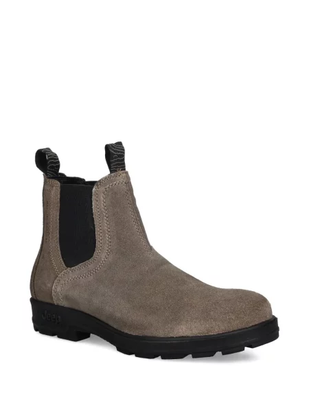 Botine Jeep din piele de căprioară maro