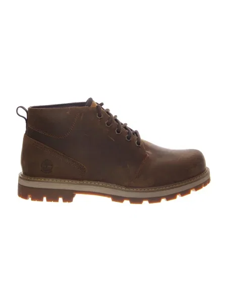 Botki Timberland skórzane brązowe