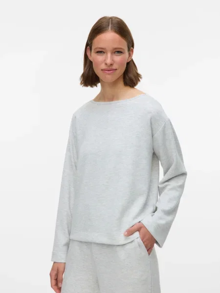 VERO MODA Tricou VMHALI amestecat gri