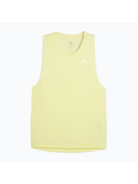 Мъжка тениска за бягане PUMA Velocity Tank Poly gold moon жълто