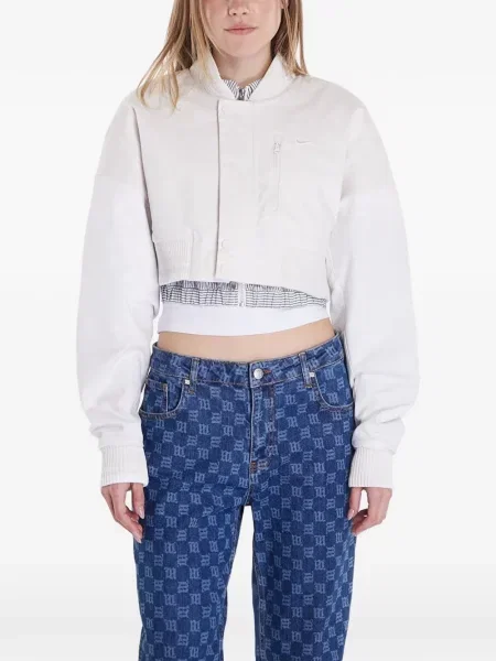 Decupat geacă Nike cu autograf negru