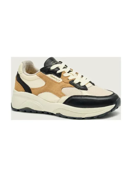 Gant Sneakers tornacipő Newile | hasított bőr bézs