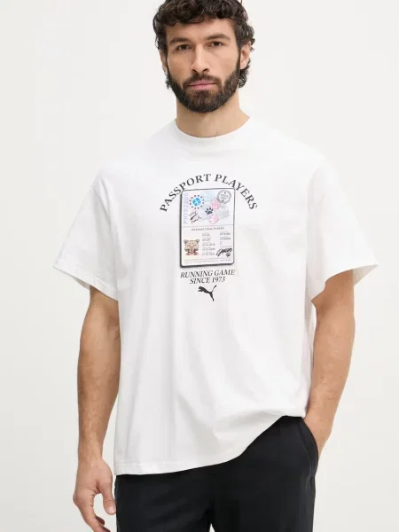 Puma tričko ATW Dylan Tee béžové