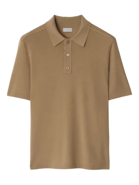 Polo Burberry tricotate maro