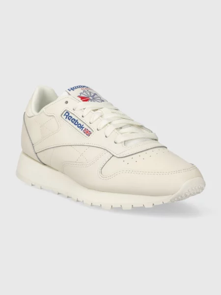 Kožené tenisky Reebok Classic CLASSIC LEATHER béžové