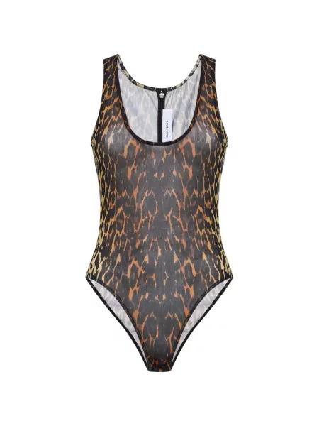 Body Alex Perry fără mâneci cu imagine cu model leopard