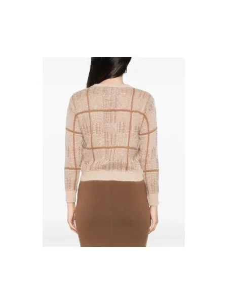 Sweter Max Mara Studio wełniany beżowy