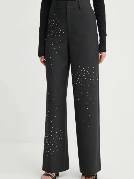 MAX&Co. pantaloni femei drept high waist gri