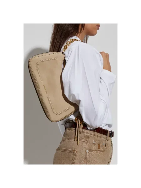 Torebka Michael Kors skórzana beżowa