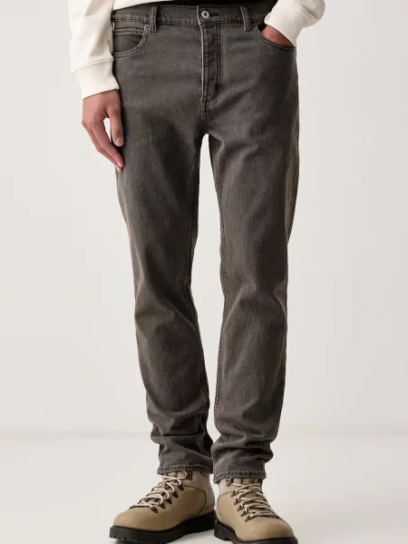 HUGO Blue jeansy tapered Brody szary