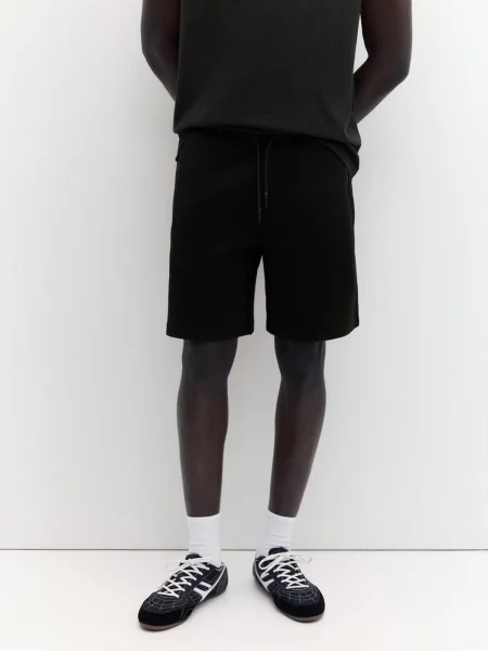 Pull&Bear Nohavice STWD' čierna