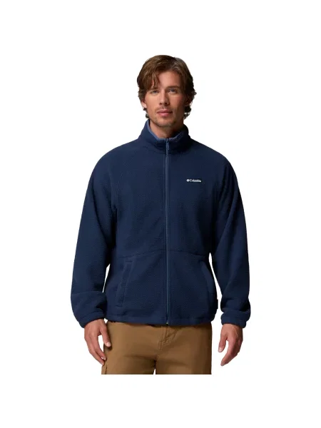 Hanorac din fleece Columbia din fleece albastru