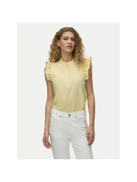 Πουκάμισο Vero Moda κίτρινο