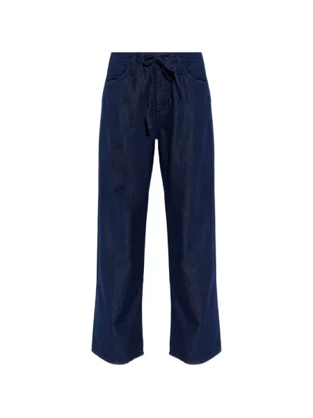 Blugi cu picior larg Rag & Bone cu cordon albastru
