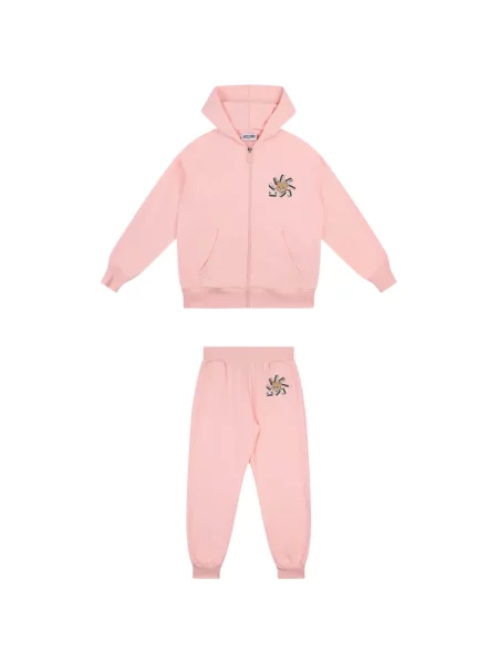 Komplet dresowy dziecięcy Moschino różowy