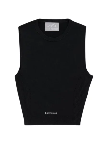 Decupat top Balenciaga negru