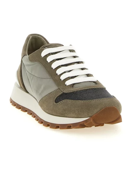 Sneakersy Brunello Cucinelli zielone