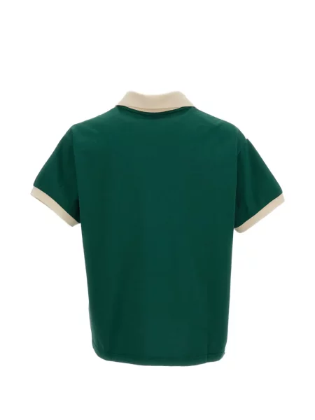 Tricou polo Found cu autograf verde