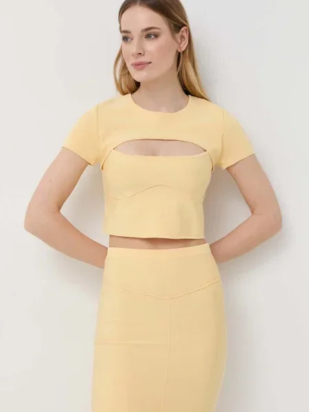 Patrizia Pepe tricou galben