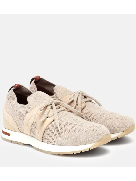 Sneakerși Loro Piana bej