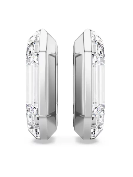 Kolczyki Swarovski szare