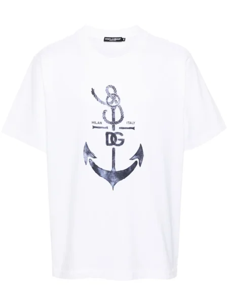 Tricou Dolce & Gabbana cu imagine alb