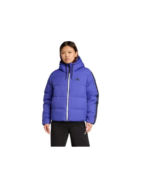 Geacă Adidas cu dungi albastru