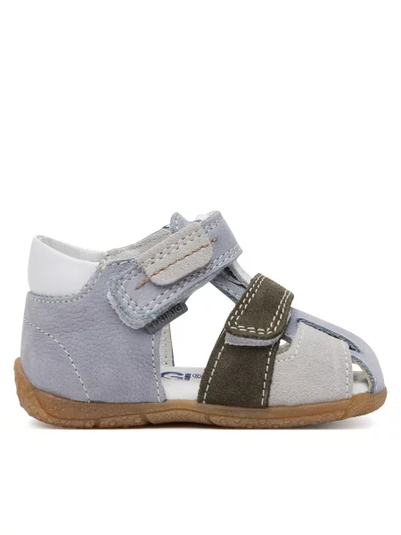 Треккинговые сандалии Primigi с жемчугом зеленые