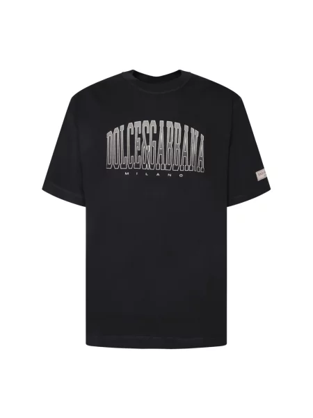 Koszulka Dolce And Gabbana z logo czarna