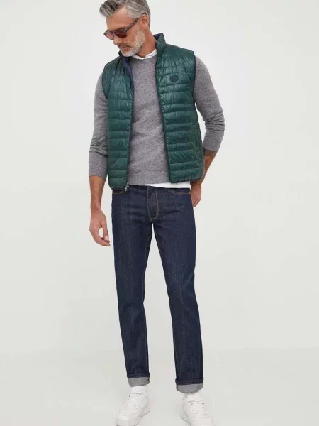 United Colors of Benetton sweter wełniany lekki szary