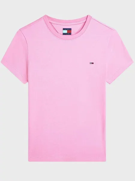 Футболка Tommy Jeans рожева