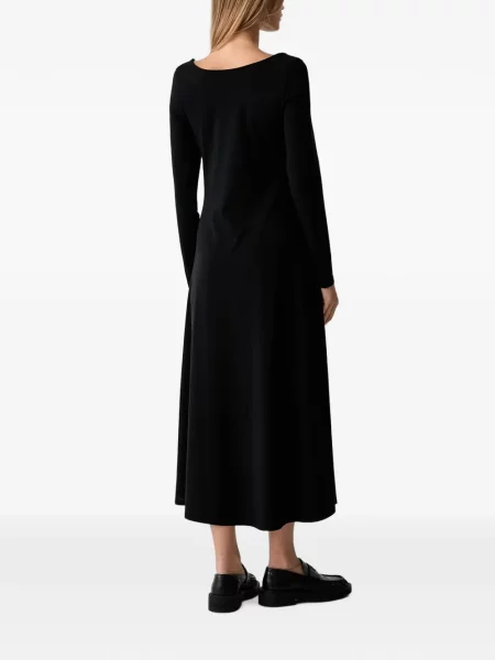 Lung rochie midi Marc O'polo din jerseu negru