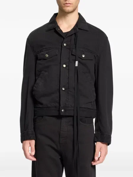 Lung geacă de blugi Ann Demeulemeester negru