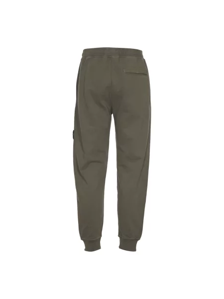 Spodnie Stone Island polarowe z kamieniami zielone