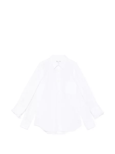 Koszula Comme Des Garcons z falbankami biała