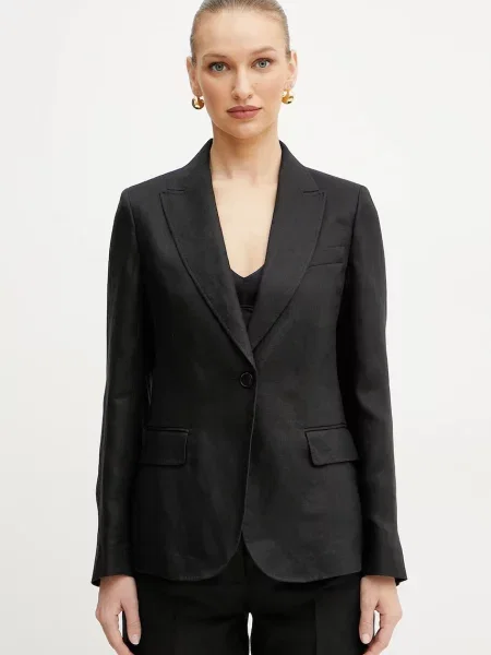 Weekend Max Mara sacou de in un singur rand de uni negru