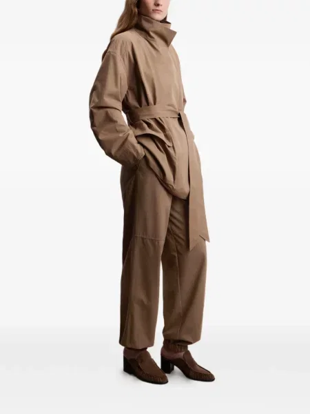 Pantaloni 12 Storeez alergare cu cordon maro