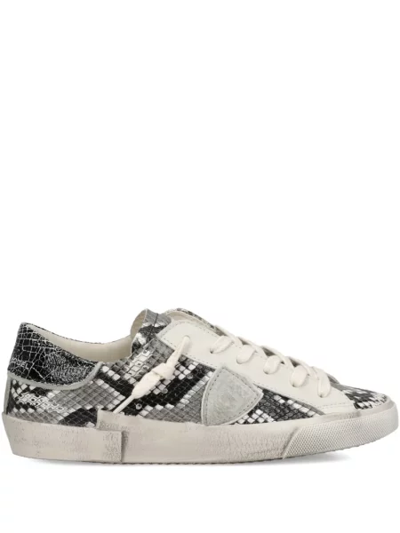 Sneakerși Philippe Model Paris cu imagine gri
