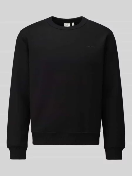 Bluza dresowa krój regular fit model Jefferson' Pepe Jeans czarna
