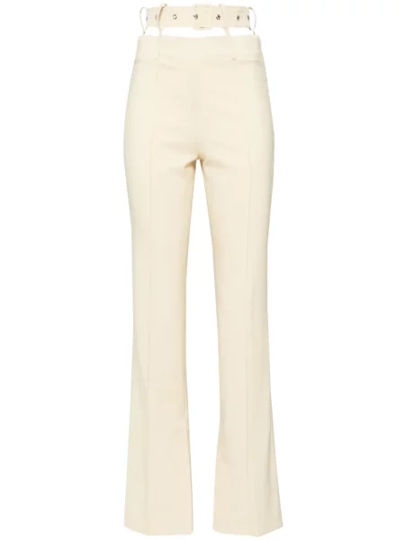 Spodnie Rokh dzwony żółte