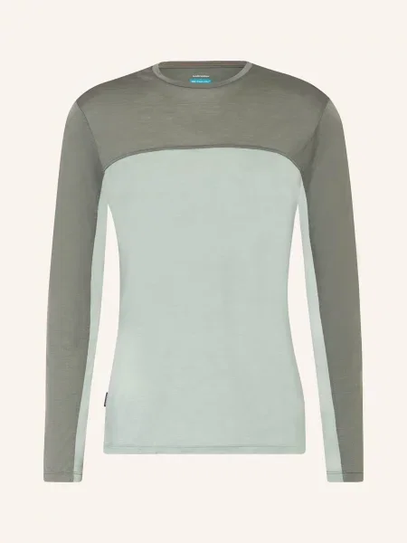 Icebreaker Koszulka Z Długim Rękawem Cool-Lite™ Sphere Z Wełną Merino blau szara