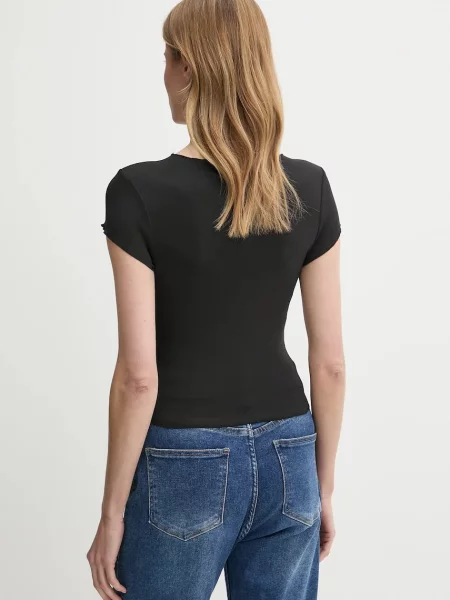 Tommy Jeans Kratka majica črna