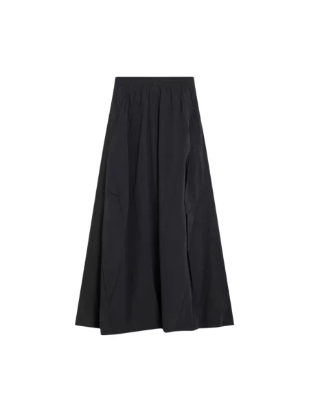Maxi spódnica maxi Balenciaga z autografem czarna
