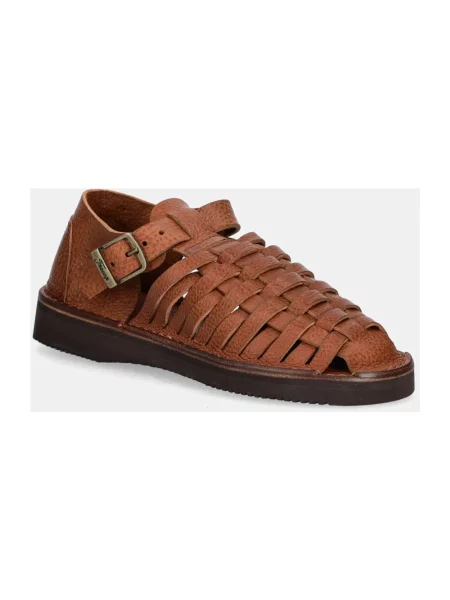Fracap sandały skórzane Sandals brązowe
