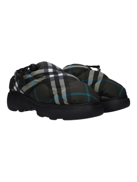 Klapki mules Burberry zielone